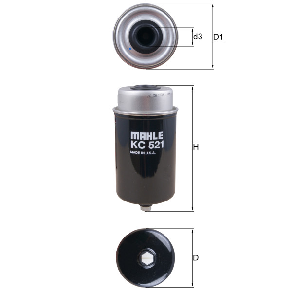 FUEL FILTER - SPIN ON image