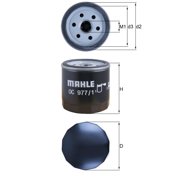 OIL FILTER - SPIN ON image