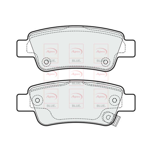 BRAKE PADS (REAR) (R90) image