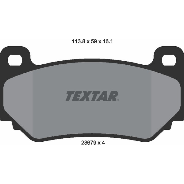 TEXTAR PC BRAKE PADS image