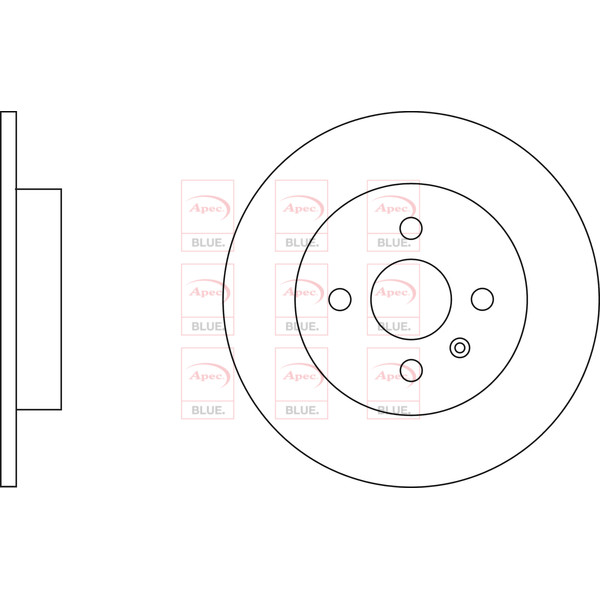 BRAKE DISC (REAR) (SINGLE) image