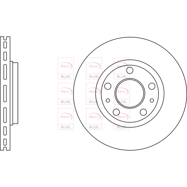 BRAKE DISC (FRONT) (SINGLE) image