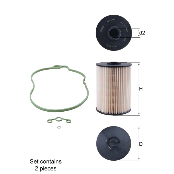 FUEL FILTER - ELEMENT image