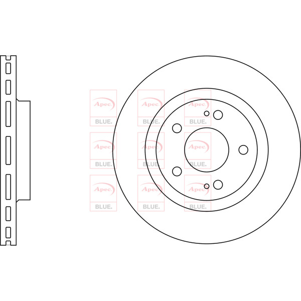 BRAKE DISC (FRONT) (SINGLE) image