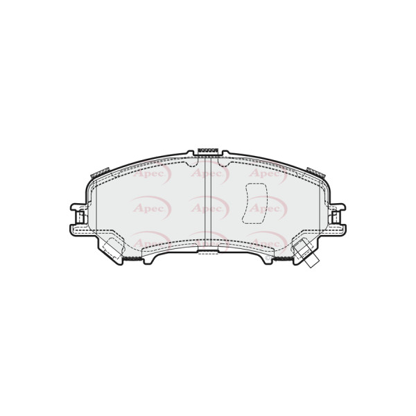 APEC BRAKE PADS (FRONT) (R90) image