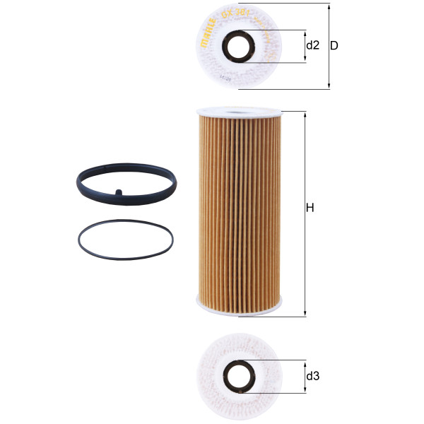 OIL FILTER - ELEMENT image