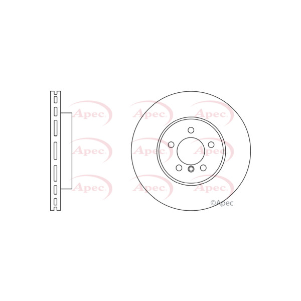 APEC BRAKE DISC (REAR) (SINGLE) image