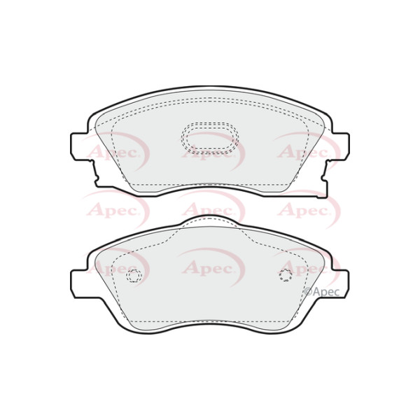 APEC BRAKE PADS (FRONT) (R90) image