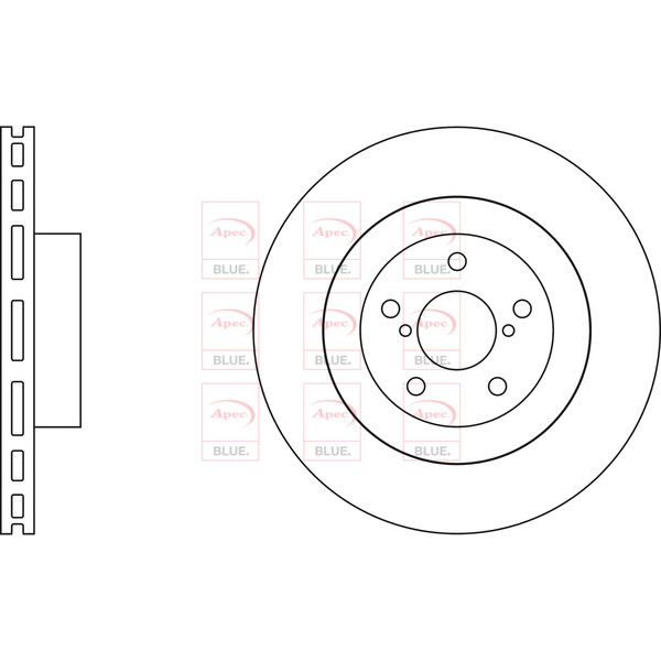 BRAKE DISC (FRONT) (SINGLE) image