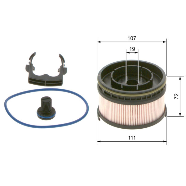 FUEL-FILTER ELEMENT N2261 image