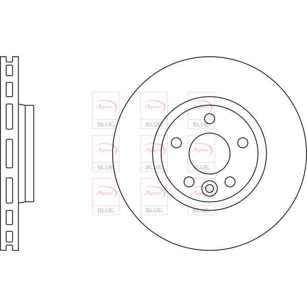 BRAKE DISC (FRONT) (SINGLE) image