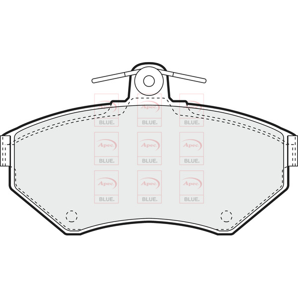 APEC BLUE BRAKE PADS (FRONT) (R90) image