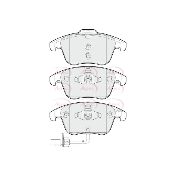 APEC BRAKE PADS (FRONT) (R90) image