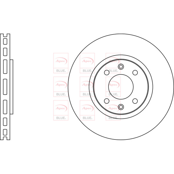 BRAKE DISC (FRONT) (SINGLE) image