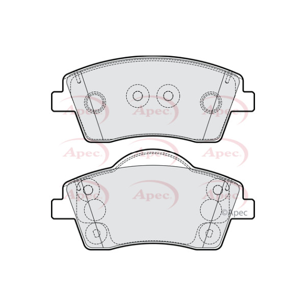 APEC BRAKE PADS (FRONT) (R90) image