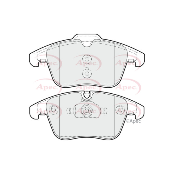 APEC BRAKE PADS (FRONT) (R90) image