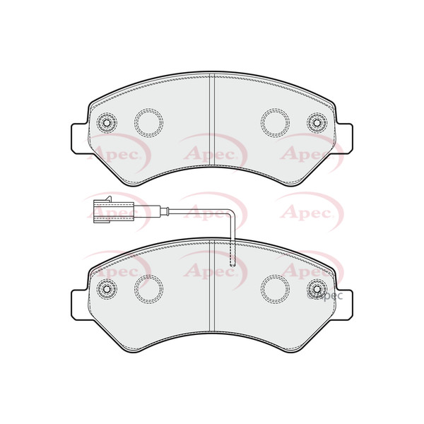 APEC BRAKE PADS (FRONT) (R90) image