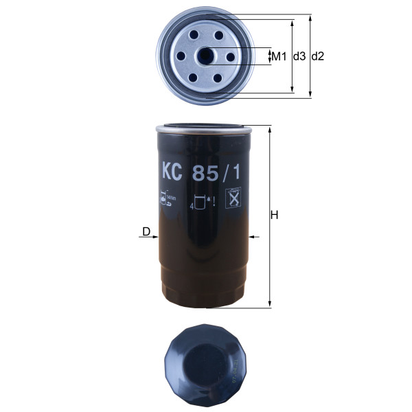 FUEL FILTER - SPIN ON image