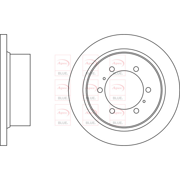 BRAKE DISC (REAR) (SINGLE) image