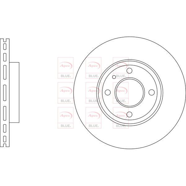 BRAKE DISC (FRONT) (SINGLE) image
