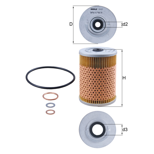 OIL FILTER - ELEMENT image