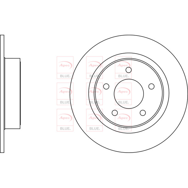 BRAKE DISC (REAR) (SINGLE) image
