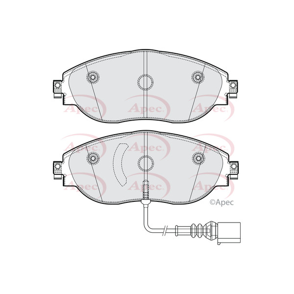 APEC BRAKE PADS (FRONT) (R90) image