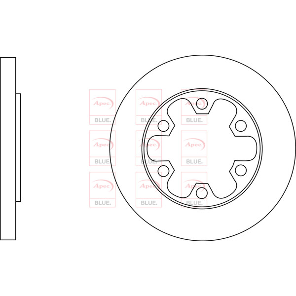BRAKE DISC (REAR) (SINGLE) image
