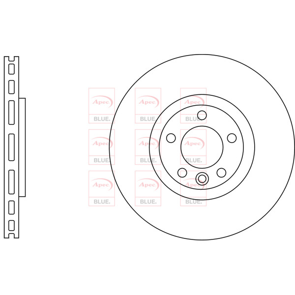 BRAKE DISC (FRONT) (SINGLE) image