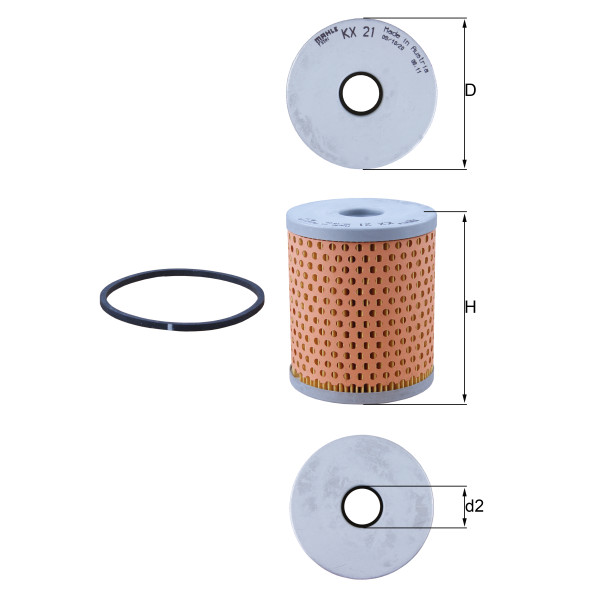 FUEL FILTER - ELEMENT image