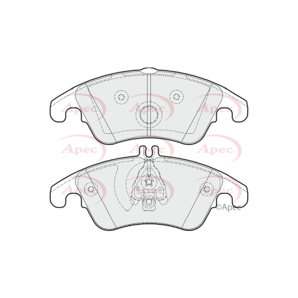 APEC BRAKE PADS (FRONT) (R90) image