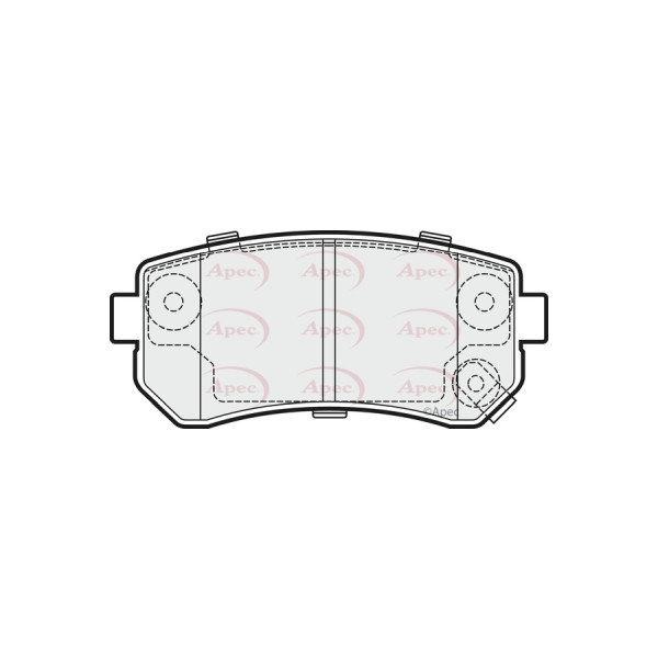 APEC BRAKE PADS (REAR) (R90) image