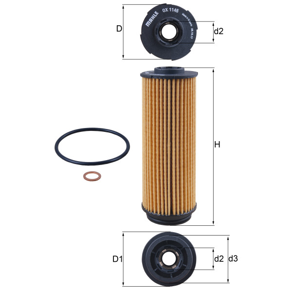 OIL FILTER - ELEMENT image