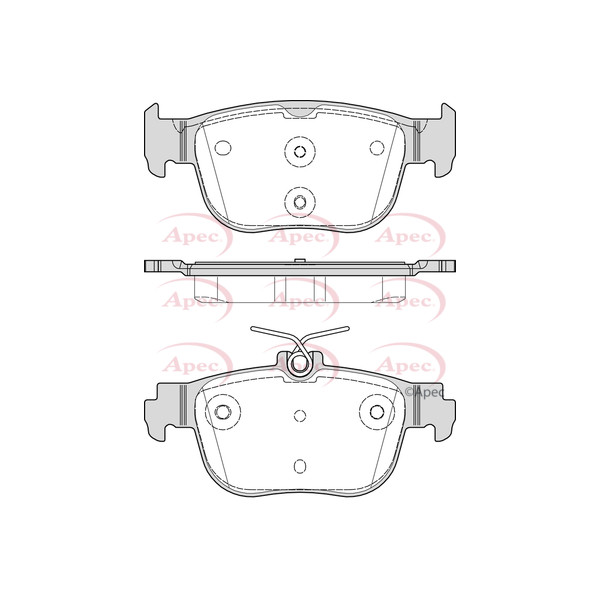 APEC BRAKE PADS (REAR) (R90) image
