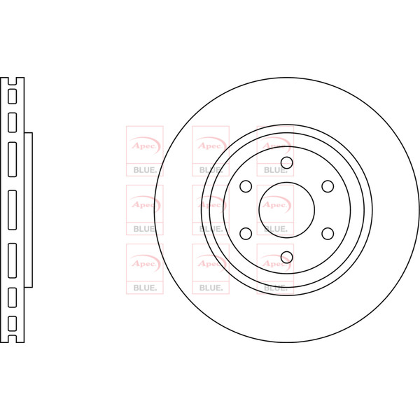 BRAKE DISC (FRONT) (SINGLE) image