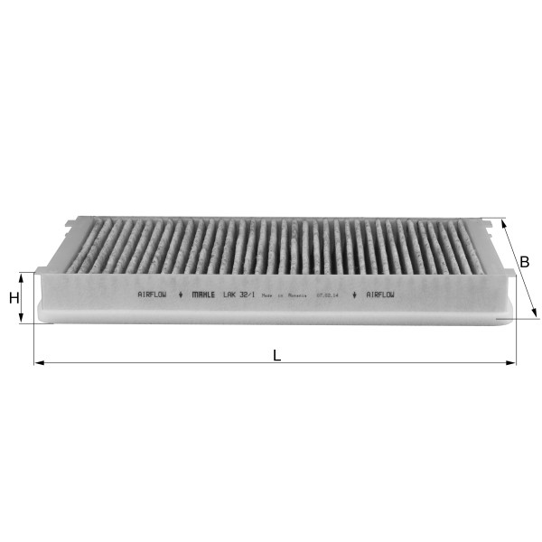 CABIN FILTER - CARBON ACTIVATED image