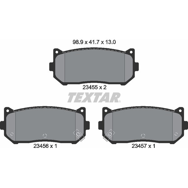 TEXTAR PC BRAKE PADS image
