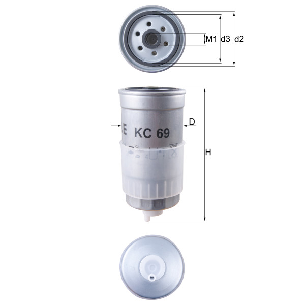 FUEL FILTER - SPIN ON image