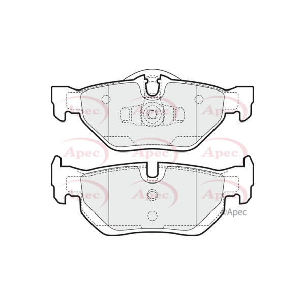 APEC BRAKE PADS (REAR) (R90) image
