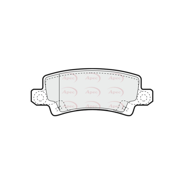 APEC BRAKE PADS (REAR) (R90) image