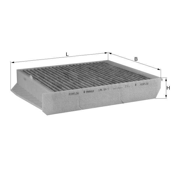 CABIN FILTER - CARBON ACTIVATED image
