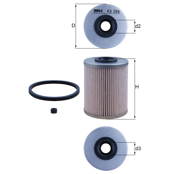 FUEL FILTER - ELEMENT image