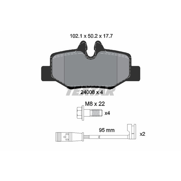 TEXTAR PC BRAKE PADS image