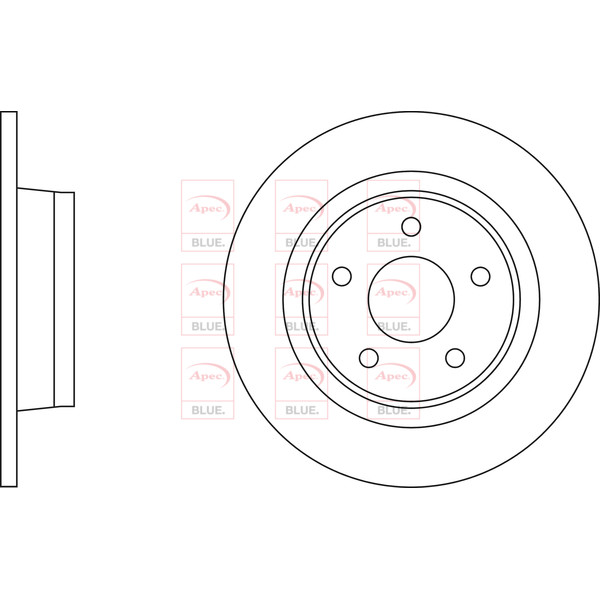 BRAKE DISC (REAR) (SINGLE) image