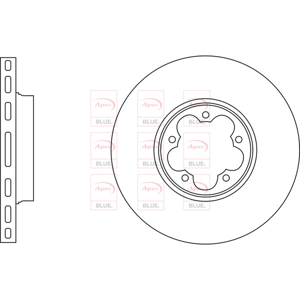 BRAKE DISC (FRONT) (SINGLE) image