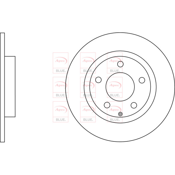 BRAKE DISC (REAR) (SINGLE) image