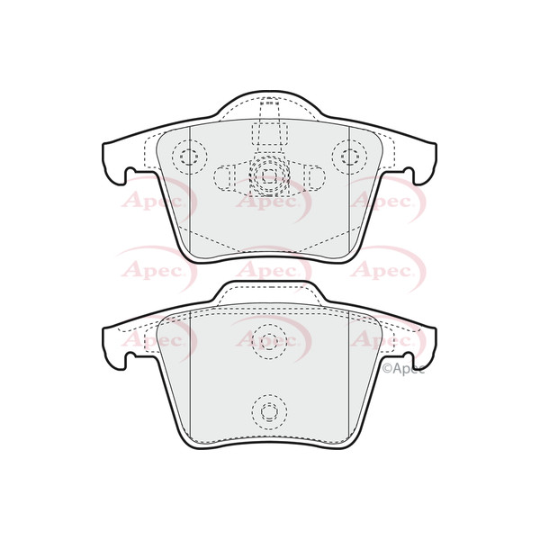 APEC BRAKE PADS (REAR) (R90) image