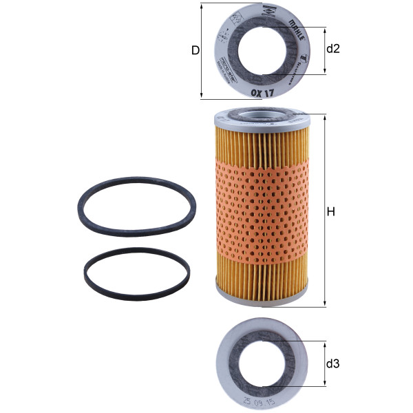 OIL FILTER - ELEMENT image
