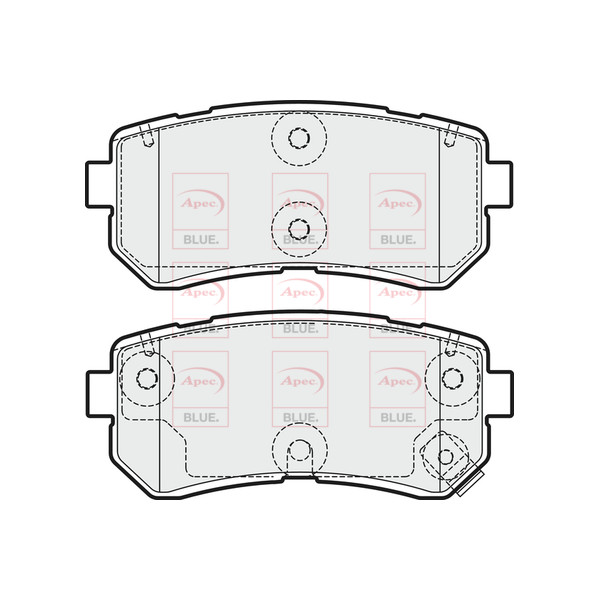 BRAKE PADS (REAR) (R90) image