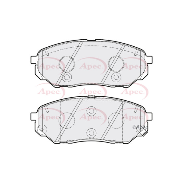 APEC BRAKE PADS (FRONT) (R90) image